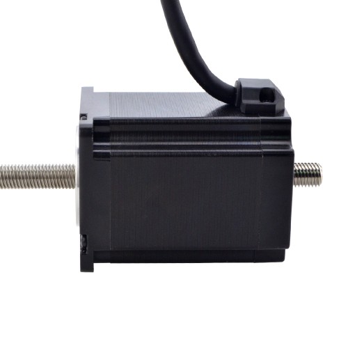 Motor lineal Acme no cautivo NEMA 23 4.0A 75mm Cable de tornillo de pila 5.08mm(0.2)