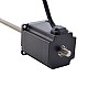 Motor lineal Acme no cautivo NEMA 23 4.0A 75mm Cable de tornillo de pila 5.08mm(0.2)