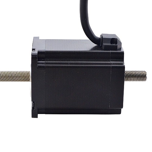 Motor lineal Acme no cautivo NEMA 23 4.0A 75mm Cable de tornillo de pila 10,16mm(0,4)