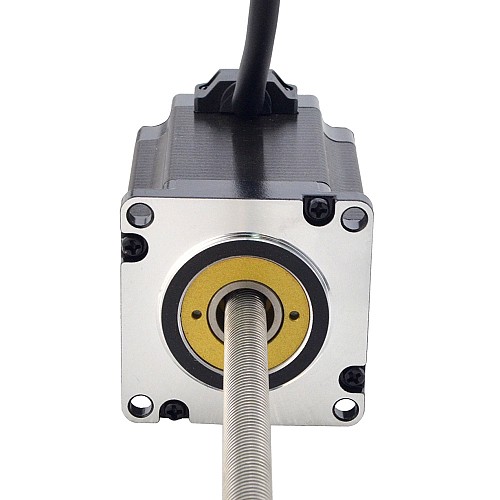Motor lineal Acme no cautivo NEMA 23 4.0A 75mm Cable de tornillo de pila 10,16mm(0,4)