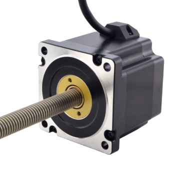 Motor paso a paso lineal Acme no cautivo NEMA 34, 5,5A, 76mm, cable de tornillo de 2,54mm(0,1")