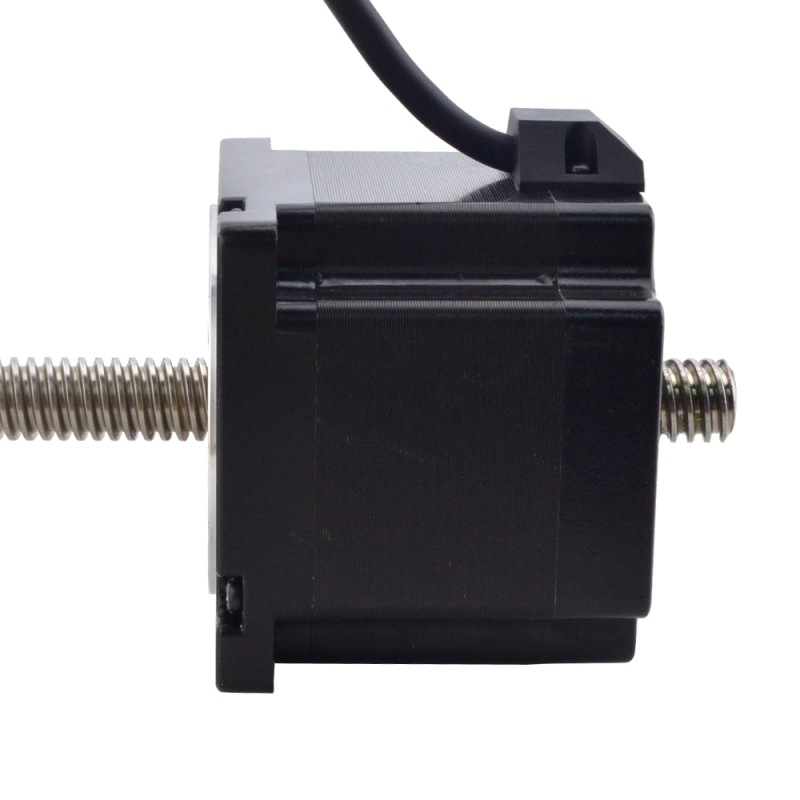 Motor paso a paso lineal Acme no cautivo NEMA 34, 5,5A, 76mm, cable de tornillo de 6,35mm(0,25")