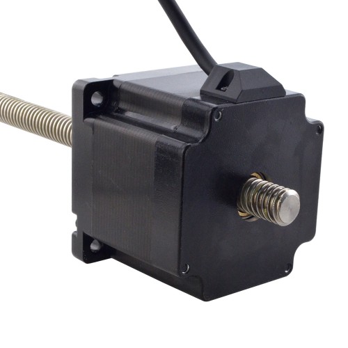 Motor lineal Acme no cautivo NEMA 34 5.5A 76mm Cable de tornillo de pila 6.35mm(0.25)