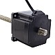 Motor lineal Acme no cautivo NEMA 34 5.5A 76mm Cable de tornillo de pila 6.35mm(0.25)