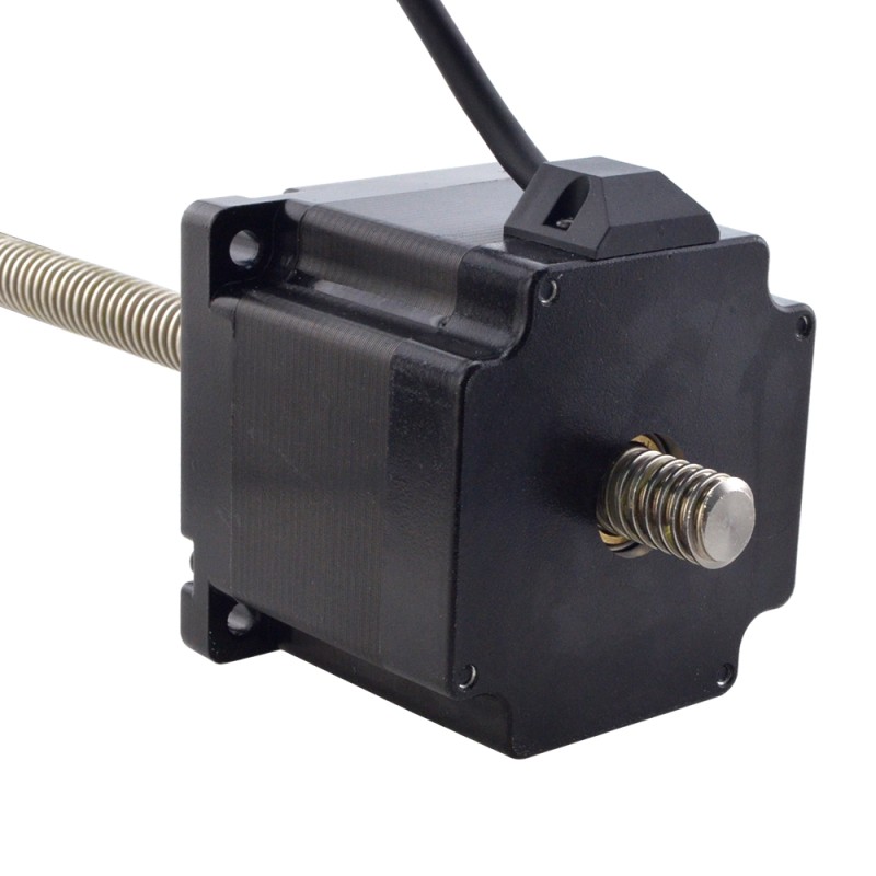Motor paso a paso lineal Acme no cautivo NEMA 34, 5,5A, 76mm, cable de tornillo de 6,35mm(0,25")
