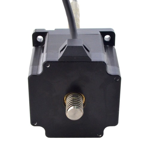 Motor lineal Acme no cautivo NEMA 34 5.5A 76mm Cable de tornillo de pila 6.35mm(0.25)