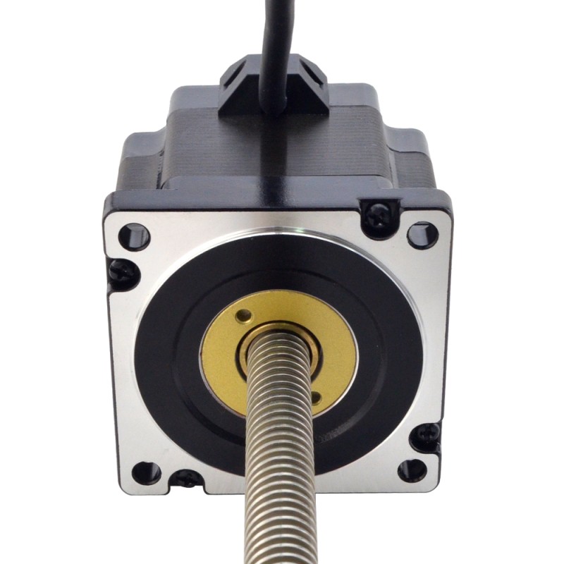 Motor paso a paso lineal Acme no cautivo NEMA 34, 5,5A, 76mm, cable de tornillo de 6,35mm(0,25")