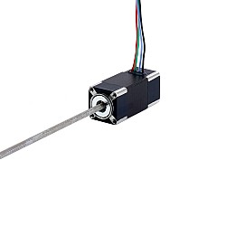 Motor paso a paso lineal no cautivo Nema 6 0,3A 32mm Cable de tornillo de pila 1mm (0,03937") Longitud del cable 100mm