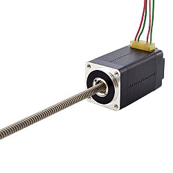 Motor paso a paso lineal Acme no cautivo NEMA 8, 0,5A, 38,2mm, cable de tornillo de 2mm(0,07874")