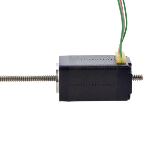 Motor lineal Acme no cautivo NEMA 8 0,5A 38,2mm Cable de tornillo de pila 1mm(0,03937)