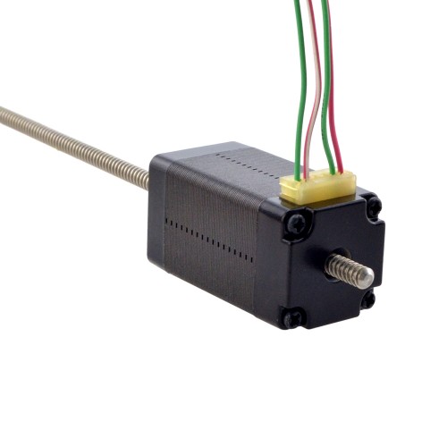 Motor lineal Acme no cautivo NEMA 8 0,5A 38,2mm Cable de tornillo de pila 1mm(0,03937)