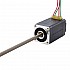 Motor lineal Acme no cautivo NEMA 8 0,5A 38,2mm Cable de tornillo de pila 1mm(0,03937") longitud del cable 150mm