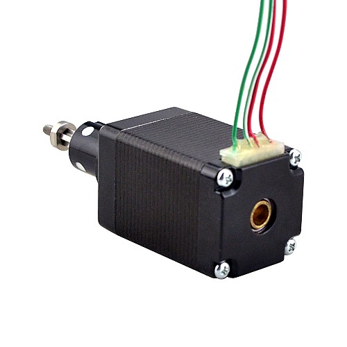 Nema 11 Cautivo Pila de 46mm Cable de 0,35A 0,635mm(0,025") Recorrido 12,7mm Nema 11 Cautivo Pila de 46mm Cable de 0,35A 0,635mm(0,025") Recorrido 12,7mm