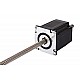 Nema 23 No cautivo Pila de 66mm Cable de 2,5A 5,08mm(0,2) Longitud 250mm