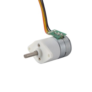 Φ15x22.3mm PM Motor paso a paso con relación de transmisión 50:1 Caja de transmisión rectos