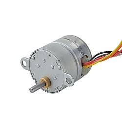 Φ25x25mm PM Motor paso a paso con relación de transmisión 10:1 Caja de cambios Spur
