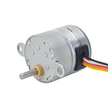 Φ25x25.5mm PM Motor paso a paso con relación de transmisión 30:1 Caja de cambios Spur