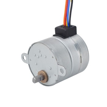 Φ35x35.2mm PM Motor paso a paso con relación de transmisión 60:1 Caja de cambios Spur