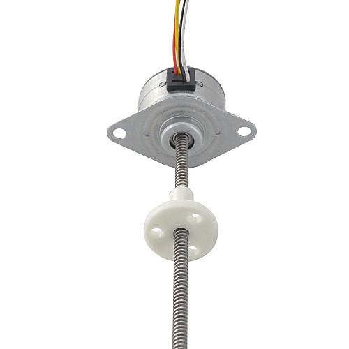 Φ25x15.7mm PM Motor paso a paso lineal externo 0.48A Plomo 2.44mm/0.096 Longitud 110mm Φ25x15.7mm PM Motor paso a paso lineal externo 0.48A Plomo 2.44mm/0.096 Longitud 110mm
