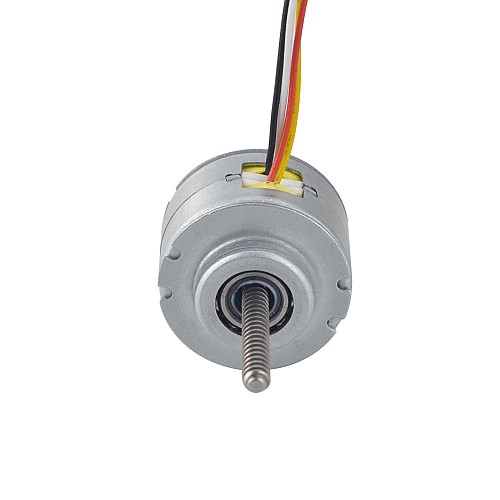 Φ25x15,6mm PM Motor paso a paso lineal no cautivo 0.23A Plomo 1mm/0,039 Longitud 50mm Φ25x15,6mm PM Motor paso a paso lineal no cautivo 0.23A Plomo 1mm/0,039 Longitud 50mm
