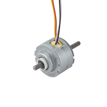 Φ25x15,6mm PM Motor paso a paso lineal no cautivo 0.23A Plomo 1mm/0,039" Longitud 50mm