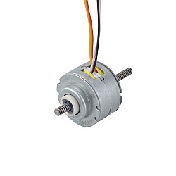 Φ25x15,6mm PM Motor paso a paso lineal no cautivo 0.23A Plomo 1mm/0,039" Longitud 50mm