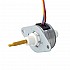 Φ25.2x15mm PM Motor paso a paso lineal cautivo 0.5A Plomo 1.22mm/0.048" Recorrido 13.5mm