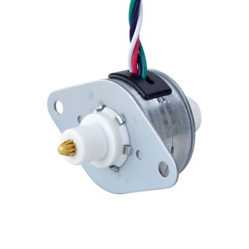 Φ25x15mm PM Motor paso a paso lineal cautivo 0.15A Plomo 1.22mm/0.048" Recorrido 13.5mm