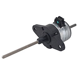 Φ28x30.8mm PM Motor paso a paso lineal no cautivo 0.46A Plomo 1mm/0.039" Longitud 120mm