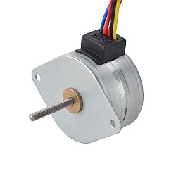 Φ35x22mm PM Motor paso a paso lineal externo 0.28A Plomo 0.5mm/0.0197" Longitud 21.5mm