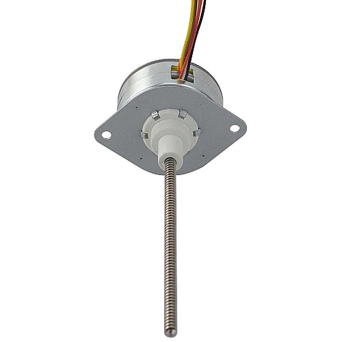 Φ35x17,5mm PM Motor paso a paso lineal no cautivo 0,46A Plomo 1,22mm/0,047 Longitud 139,7mm Φ35x17,5mm PM Motor paso a paso lineal no cautivo 0,46A Plomo 1,22mm/0,047 Longitud 139,7mm
