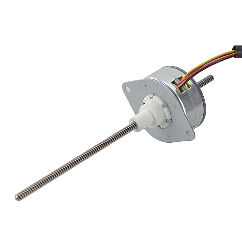 Φ35x17,5mm PM Motor paso a paso lineal no cautivo 0,46A Plomo 1,22mm/0,047 Longitud 139,7mm Φ35x17,5mm PM Motor paso a paso lineal no cautivo 0,46A Plomo 1,22mm/0,047 Longitud 139,7mm