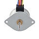 CN en oferta - Φ35x22mm PM Motor paso a paso lineal externo 0.2A Plomo 0.5mm/0.0197" Longitud 21.5mm