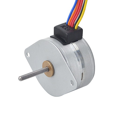 CN en oferta - Φ35x22mm PM Motor paso a paso lineal externo 0.2A Plomo 0.5mm/0.0197" Longitud 21.5mm