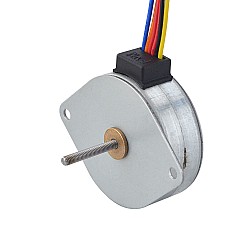 CN en oferta - Φ42x16.5mm PM Motor paso a paso lineal externo 0.4A Plomo 0.5mm/0.0197" Longitud 21mm