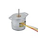 Φ20x18.2mm PM Motor paso a paso 18 grados 5.88mN.m(0.833oz.in) 0.5A 4 cables