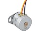 Φ20x18.2mm PM Motor paso a paso 18 grados 5.88mN.m(0.833oz.in) 0.5A 4 cables