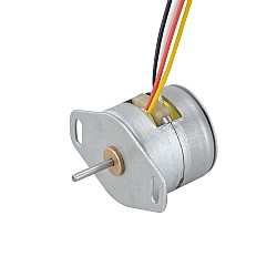 Φ20x18.2mm PM Motor paso a paso 18 grados 5.88mN.m(0.833oz.in) 0.5A 4 cables