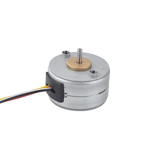 Φ25x15mm PM Motor paso a paso 7.5deg 14.7mN.m(2.082oz.in) 0.5A 4 Cables Φ25x15mm PM Motor paso a paso 7.5deg 14.7mN.m(2.082oz.in) 0.5A 4 Cables