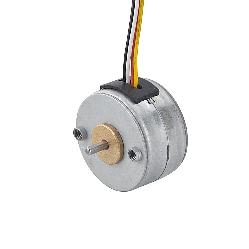Φ25x15mm PM Motor paso a paso 7.5deg 14.7mN.m(2.082oz.in) 0.5A 4 Cables Φ25x15mm PM Motor paso a paso 7.5deg 14.7mN.m(2.082oz.in) 0.5A 4 Cables
