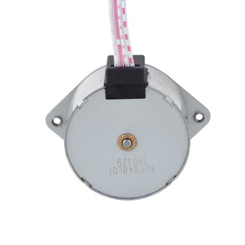 Φ42x23.5mm PM Motor paso a paso 7.5deg 68.6mN.m(9.717oz.in) 0.6A 4 Cables