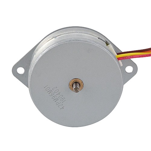 Φ42x18mm PM Motor paso a paso 3.75deg 49mN.m(6.94oz.in) 0.42A 4 cables Φ42x18mm PM Motor paso a paso 3.75deg 49mN.m(6.94oz.in) 0.42A 4 cables