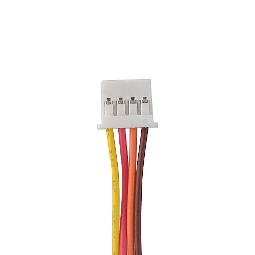 Φ42x18mm PM Motor paso a paso 3.75deg 49mN.m(6.94oz.in) 0.42A 4 cables Φ42x18mm PM Motor paso a paso 3.75deg 49mN.m(6.94oz.in) 0.42A 4 cables