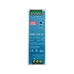 Fuente de Alimentación para riel DIN EDR-120-12 MEANWELL 120W 12VDC 10A 115/230VAC