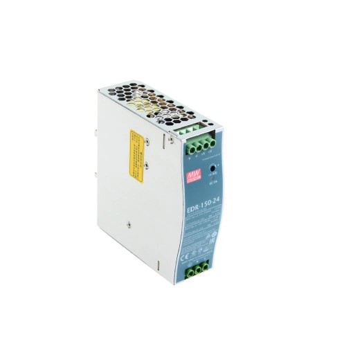 EDR-150-24 MEANWELL 150W 24VDC 5.2A 115VAC/6.5A 230VAC Salida única Industrial CARRIL DIN EDR-150-24 MEANWELL 150W 24VDC 5.2A 115VAC/6.5A 230VAC Salida única Industrial CARRIL DIN