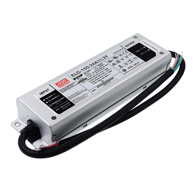 ELG-150-24A-3Y MEANWELL 24V 6.25A 105WVoltaje constante + Driver LED de corriente constante