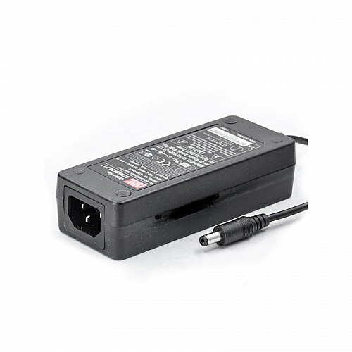 GSM60A24-P1J MEANWELL 60W 24VDC 2.5A 115/230VACAC-DCAdaptador médicoVerde confiable