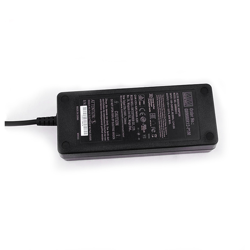GSM90A12-P1M MEANWELL 80W 12VDC 6.67A 115/230VACAC-DCAdaptador médicoVerde confiable