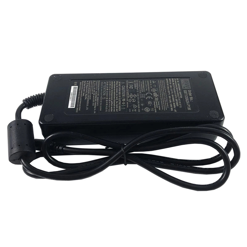 GST120A24-P1M MEANWELL 120W 24VDC 5A 115/230VACAC-DCAdaptador industrialVerde confiable