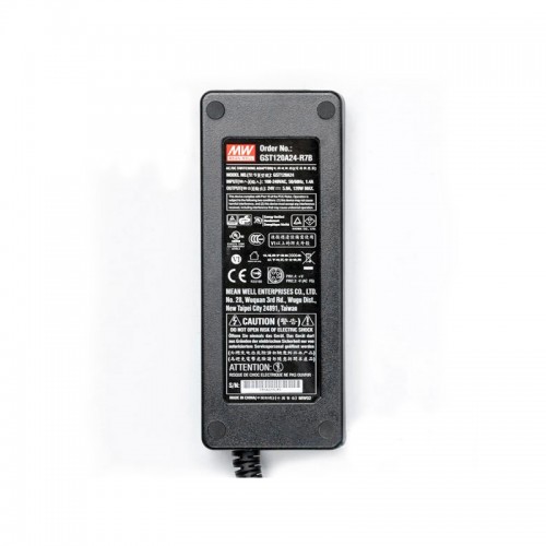 GST120A24-R7B MEANWELL 120W 24VDC 5A 115/230VACAC-DCAdaptador industrialVerde confiable
